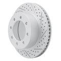 DFC 03-08 Dodge Ram 3500 Front Right Drilled & Slotted Geoperformance Rotor