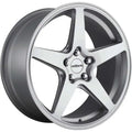 Rotiform R147 WGR Wheel 18x9.5 Blank 25 Offset - Gloss Silver