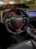 Buddy Club Sport Steering Wheel RED Carbon Style Civic 12-15