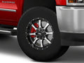 MO970 18x9 8x180.00 GLOSS BLACK W/MACHINED FACE (18 mm)