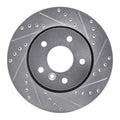 R1 73-98 International/Navistar S1954 Conventional Rear Right Drill & Slot Silver Brake Rotor