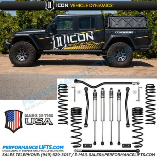 20-Up Jeep Gladiator 2.5 Inch Stage 4 Suspension System Icon Vehicle Dynamics