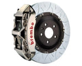 Brembo 22+ Golf R/22+ S3 Front GTR BBK 6 Piston Billet 380x34 2pc Rotor Slotted Type3- Nickel