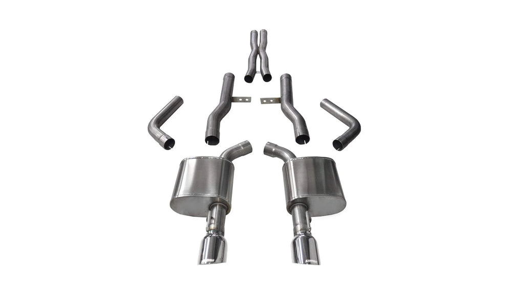 3.0 Inch Cat-Back Sport Single Side Exit Exhaust 4.0 Inch Black Tips 11-14 Silverado Sierra 2500 Ext