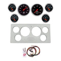 AutoMeter Designer Black 73-79 Ford Truck Billet Panel/Gauge Kit SR- 3-3/8in. (x2) & 2-1/16in. (x4)