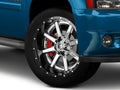 ~(60 lbs. 25X25X15)~ MAVERICK 22x12 6x135.00/6x139.70 CHROME PLATED GLOSS BLACK LIP (-44 mm)