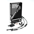Goodridge 18-20 Harley-Davidson XL1200NS/XS (w/ABS) Clear Front Brake Line w/Black Fitting