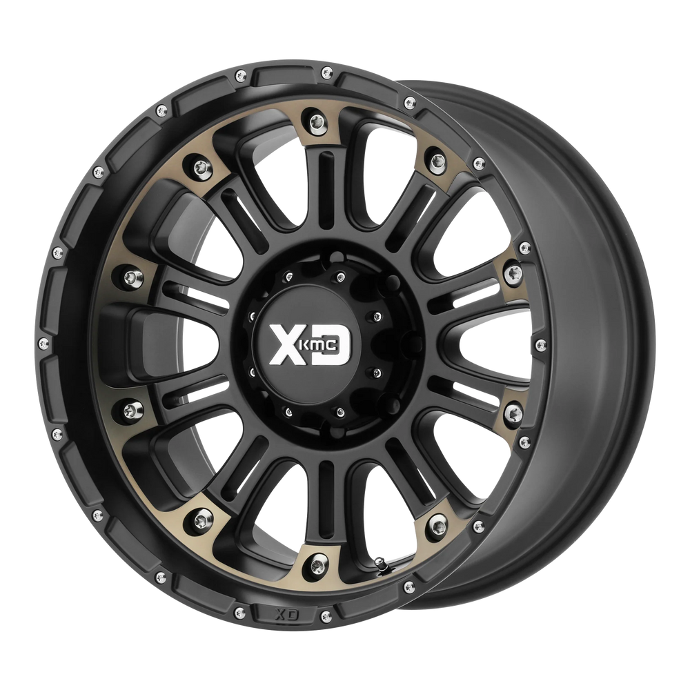 HOSS 2 20X12 8X180.00 SATIN BLACK M