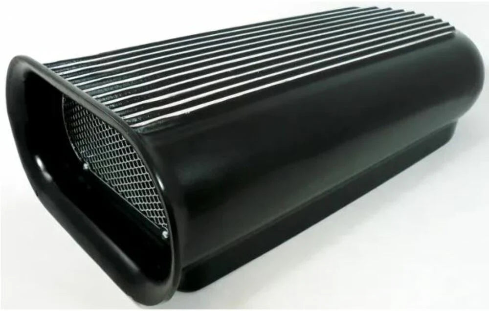 BLACK ALUMINUM 'HILBORN' STYLE HOO