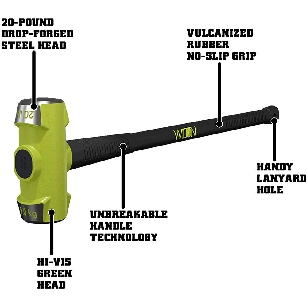 20 LB HEAD 36IN B.A.S.H SLEDGE HAMMER