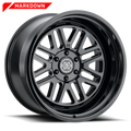 Method Raised MR804 20x9 / 6x5.5 BP / -12mm Offset / 106.25mm Bore - Gloss Black Wheel