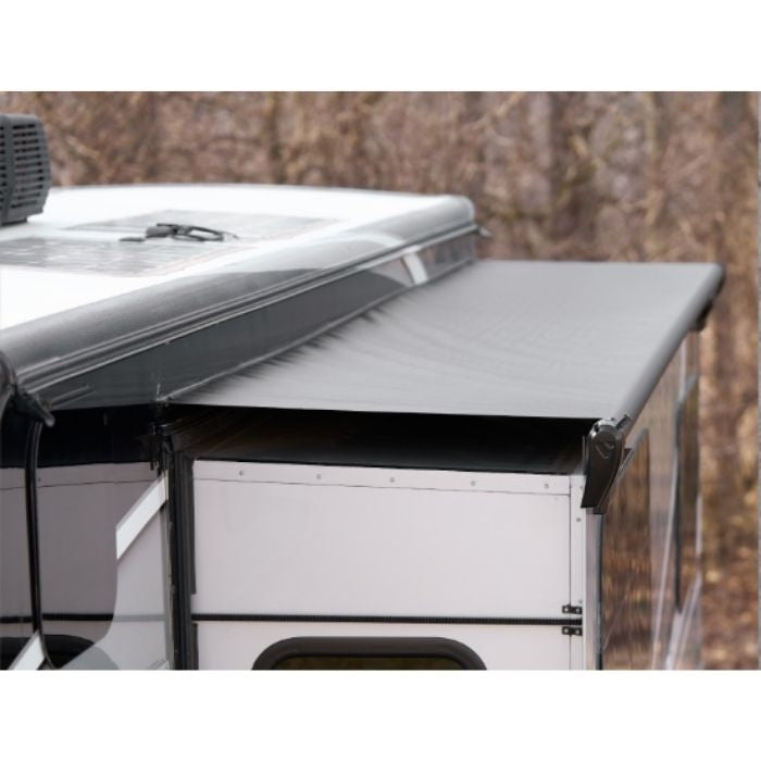 SLIDE TOPPER AWNING ROLL TUBE W/ BLACK CANOPY (FITS ROOMS 103109 IN FLANGE TO F