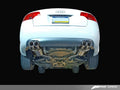 AWE Tuning Audi B7 A4 3.2L Track Edition Quad Tip Exhaust - Diamond Black Tips
