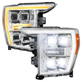 FORD F150 WHITE AND AMBER DUAL COLO