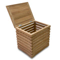 TEAK CRETE CHEST