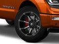 Fuel Wheels black auto part
