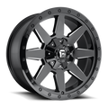 ~(42 lbs. 23X23X12)~ WILDCAT 20x9 8x165.10 GLOSS BLACK MILLED (1 mm)