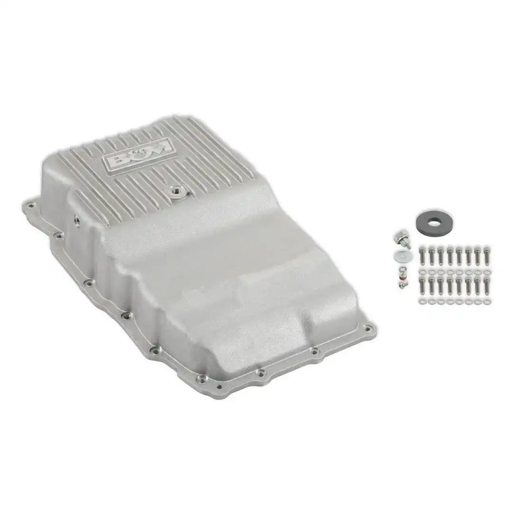 17C SIERRA/SILVERADO 1500 HITEK HEAVY DUTY DEEP TRANSMISSION PAN ALUMINUM NATURAL