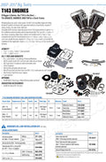 S&S Cycle 07-16 Touring Models T143 Engine - Wrinkle Black