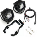 ~(7 lbs. 27X10X6)~ Front Roof LED Bracket Black Mild Steel Bolt-On to mount (1) 50 Inch ZROADZ or similar style Straight LED Light Bar