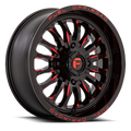 D822 18X7 4X137 GBLK MILLRED 13MM
