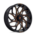 D780 18X7 4X137 G-BLK-MILL-OR 13MM