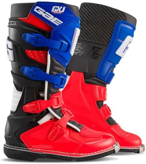 Gaerne GXJ Boot Red/White/Blue Size - Youth 2.5