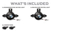 ~(2 lbs. 10X5X3)~ Morimoto XB LED Fogs: Type Mopar Projector (Set / Black)