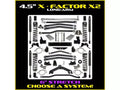 Rock Krawler 07-18 Jeep Wrangler JK 2DR 4.5in X Factor X2 Long Arm w/ 6in Rear Stretch