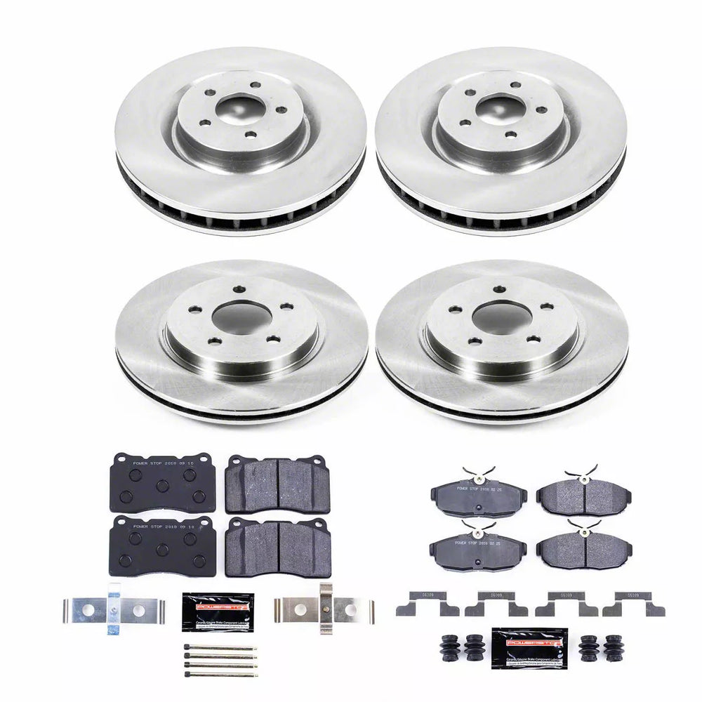 Power Stop 2012 Ford Mustang Front & Rear Track Day Brake Kit