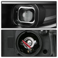 1518 TAHOE/SUBURBAN DRL LIGHT BAR PROJECTOR HEADLIGHTS BLACK