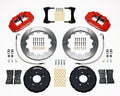 Wilwood Narrow Superlite 6R Front Hat Kit 12.88in Red Honda S2000