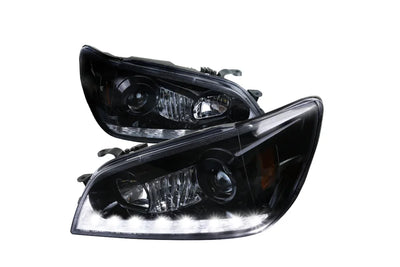 GLOSSY BLACK PROJECTOR HEADLIGHT WI