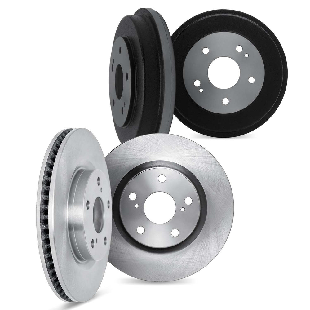 DFC 91-94 Toyota Previa Front & Rear Rotors includes Drums