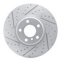 DFC 16-18 BMW X4 Right Front Drilled & Slotted Geoperformance Rotor