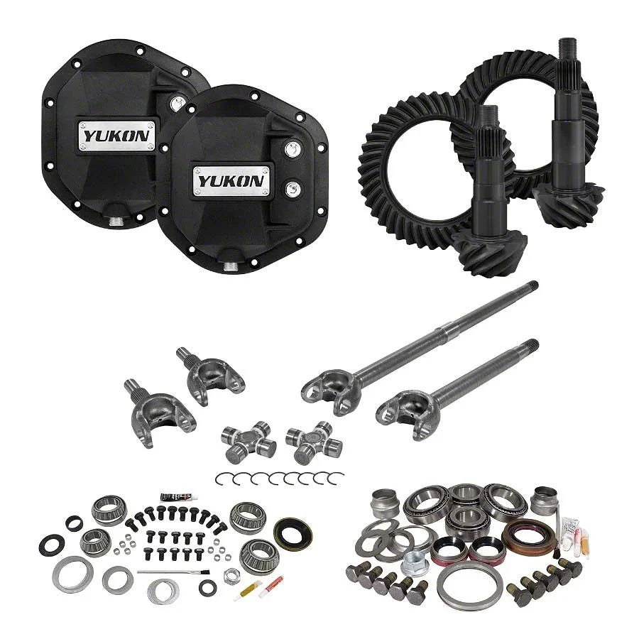 STAGE 3 0718 WRANGLER JK REGEAR KIT W/CVRS FRONT AXLES DANA 44 4.56 RATIO