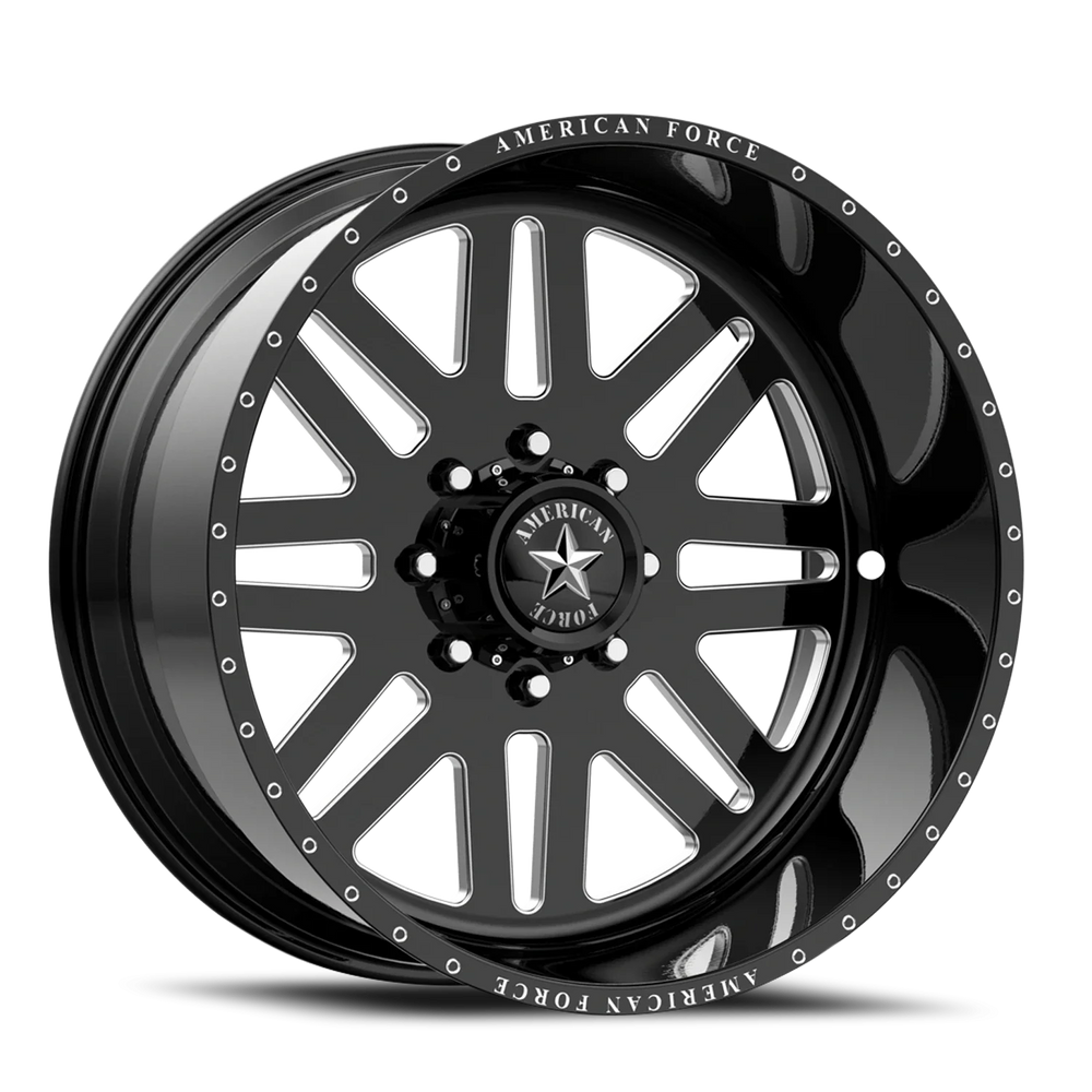 AW09 24X14 6X5.5 G-BLK MACH -73MM