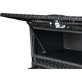 DIAMOND TREAD ALUMINUM HEAVYDUTY FLATBED CONTRACTOR WITH LOWER DRAWERS 21X18X72 BLACK