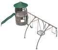 LIFETIME ADVENTURE TOWER SWING SET WITH SPIDER SWING