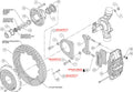 Wilwood AERO6 Front Hub Kit 14.00in Red TCI-IFS 71-78 (Pinto Based)