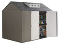 EASY INSTALL 7X10 RESIN STORAGE SHED BROWN