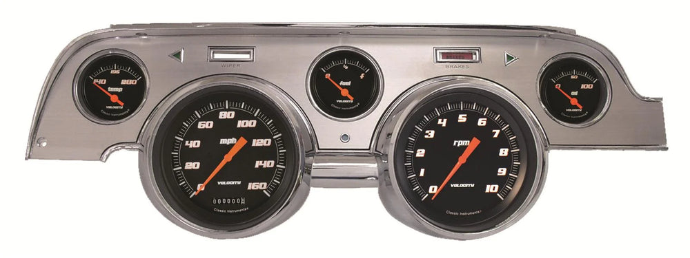 1967-68 MUSTANG 5 GAUGE VELOCITY BLACK