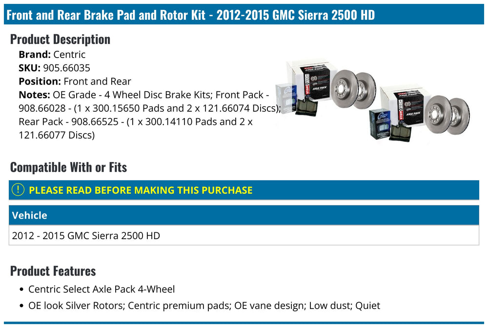 SELECT AXLE PACK