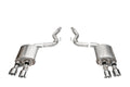 Corsa 24+ Ford Mustang Dark Horse 5.0L 3in Dual Rear Exit Axle-Back w/Twin 4.5in Polish Slash Tips