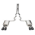 Corsa 24+ Ford Mustang Dark Horse 5.0L 3in Dual Rear Exit Axle-Back w/Twin 4.5in Polish Slash Tips