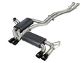 aFe cat-back exhaust close-up