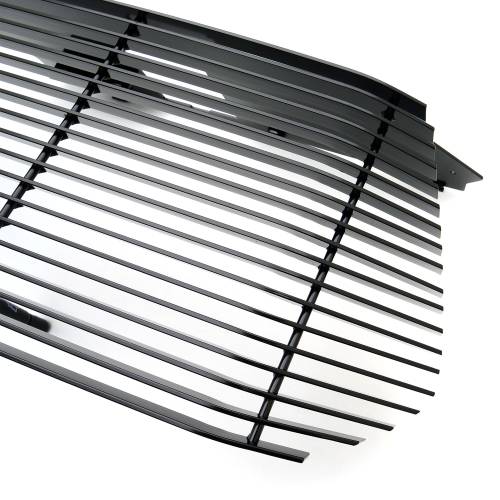 1417 TUNDRA 1PC REPLACEMENT BLACK BILLET GRILLE W/LOGO CUTOUT(INCLUDES 1794 EDITION)
