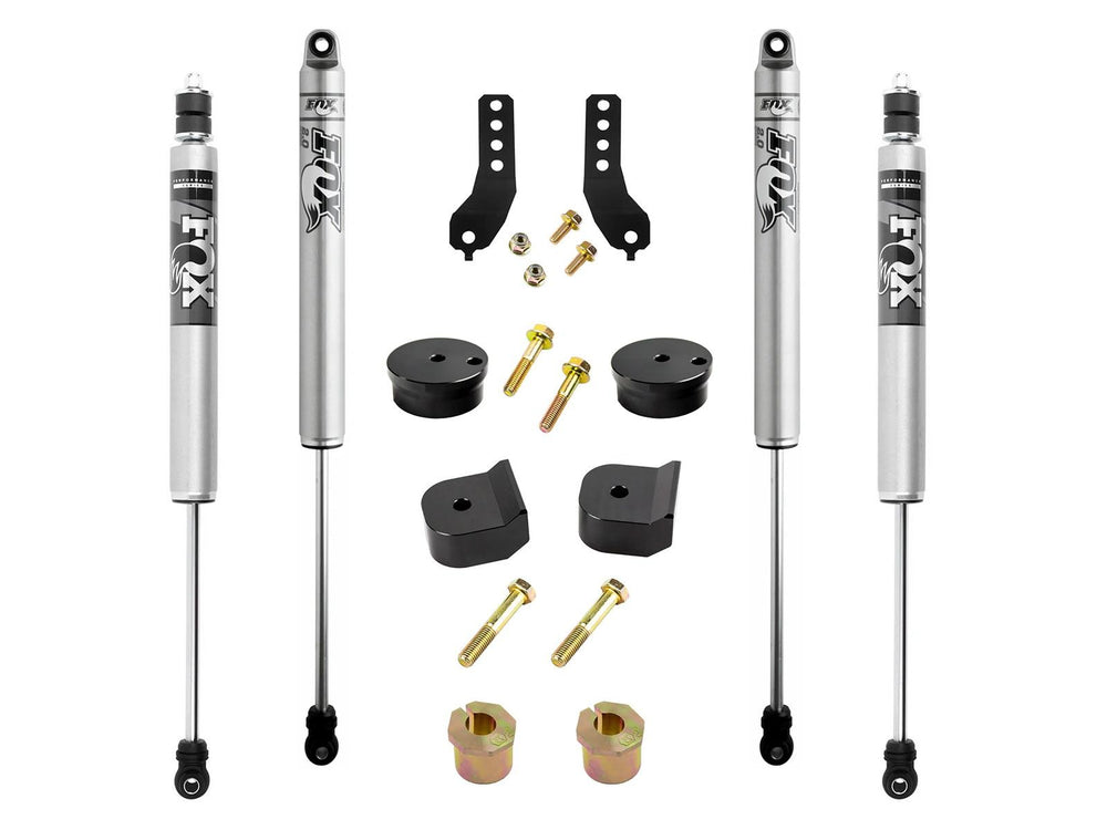 KRYPTONITE FORD SUPER DUTY F250 F350 STAGE 1 LEVELING KIT WITH FOX SHOCKS 2017-2023