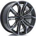 BLACK WIDOW 18X8 5X108 ET40 CB63.4 BLACK MACHINED GREY