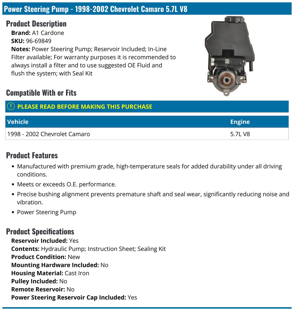 NEW HYD STEERING PUMPS